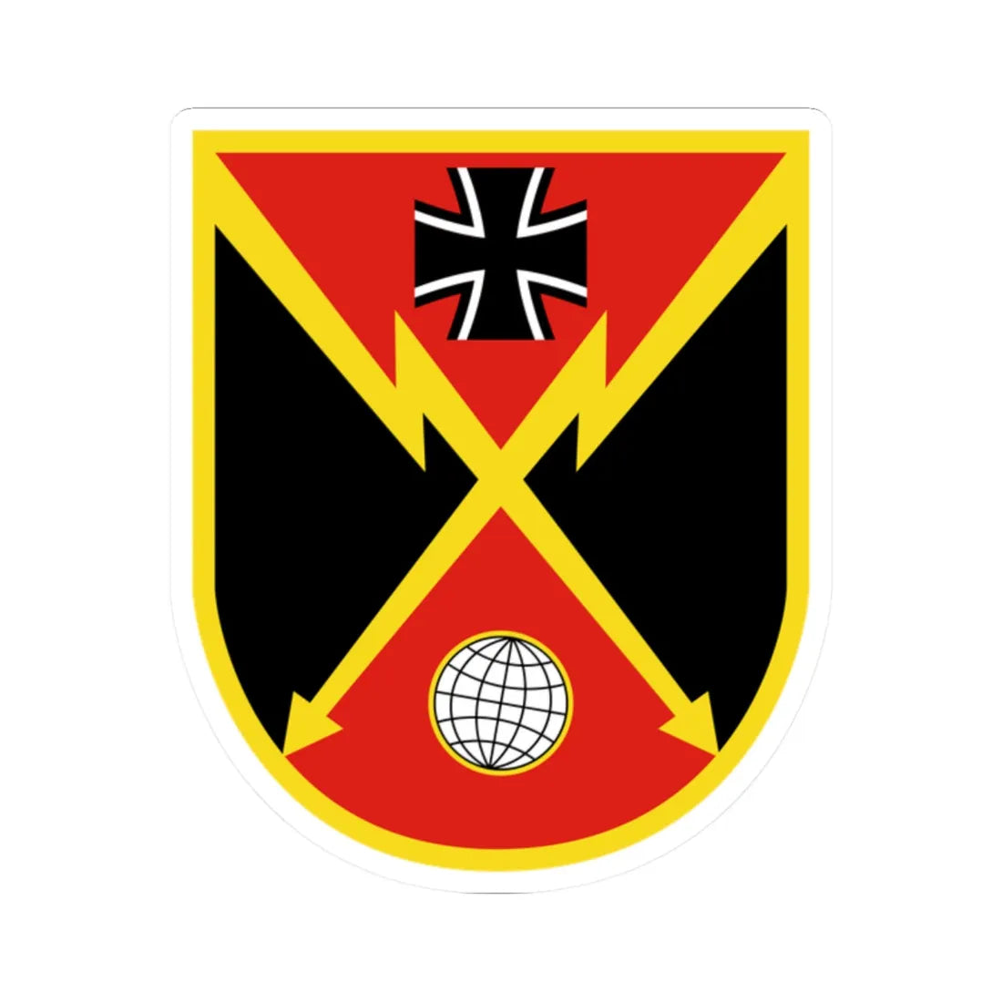 COA BITS (Germany) (Coat of Arms) STICKER Vinyl Kiss-Cut Decal 2 Inch White - The Sticker Space