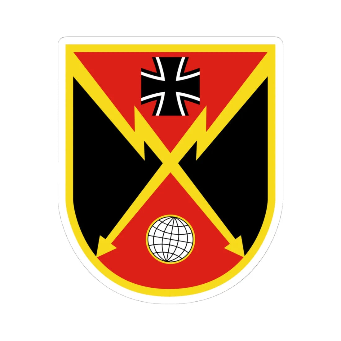 COA BITS (Germany) (Coat of Arms) STICKER Vinyl Kiss-Cut Decal 4 Inch White - The Sticker Space