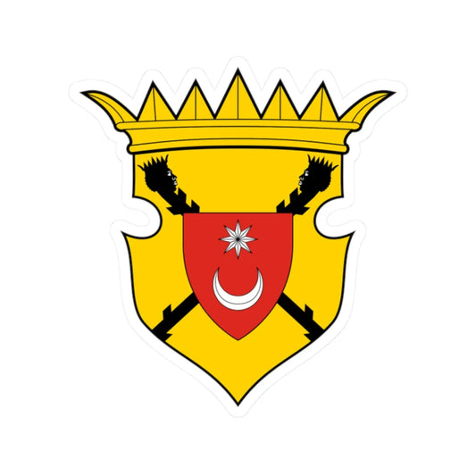 Coa Bosnia and Herzegovina Country History Fojnica Armorial 17th century (Bosnia and Herzegovina) (Coat of Arms) STICKER Vinyl Kiss-Cut Decal 2 Inch White - The Sticker Space