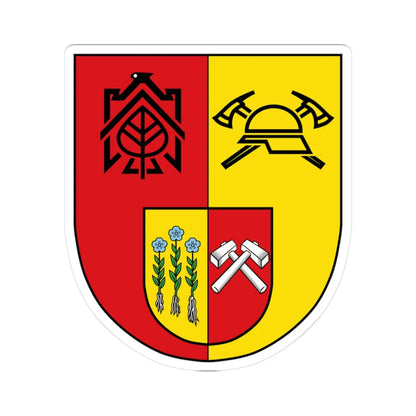 COA BrdSchABw (Germany) (Coat of Arms) STICKER Vinyl Kiss-Cut Decal 3 Inch White - The Sticker Space
