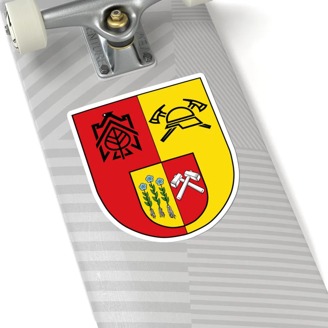 COA BrdSchABw (Germany) (Coat of Arms) STICKER Vinyl Kiss-Cut Decal - The Sticker Space