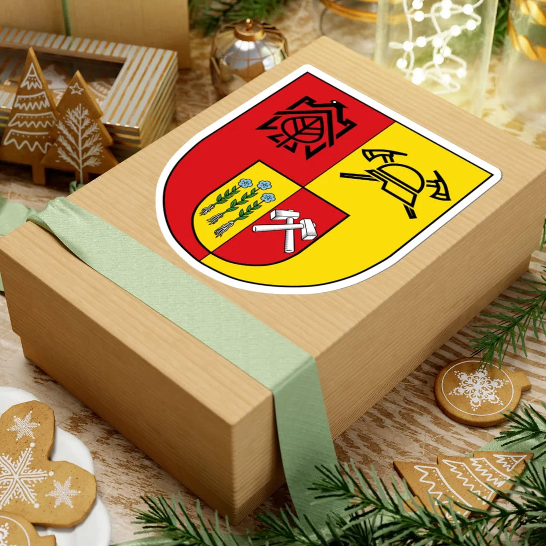 COA BrdSchABw (Germany) (Coat of Arms) STICKER Vinyl Kiss-Cut Decal - The Sticker Space
