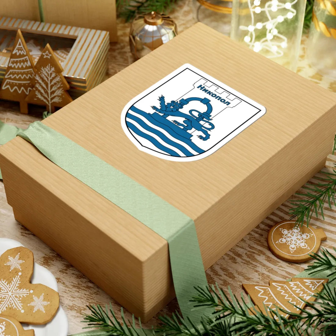 Coa Bulgaria Town Nikopol (Bulgaria) (Coat of Arms) STICKER Vinyl Kiss-Cut Decal - The Sticker Space