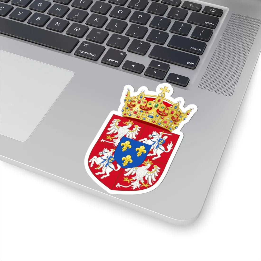 COA Capetian King in a Polish-Lithuanian Commonwealth (Lithuania) (Coat of Arms) STICKER Vinyl Kiss-Cut Decal - The Sticker Space
