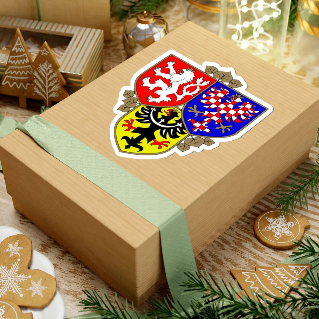 CoA Castle Guard (Czech Republic) (Coat of Arms) STICKER Vinyl Kiss-Cut Decal - The Sticker Space