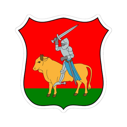 CoA Cavalcabò family Cremona Lombardia Italy (Italy) (Coat of Arms) STICKER Vinyl Kiss-Cut Decal 6 Inch White - The Sticker Space