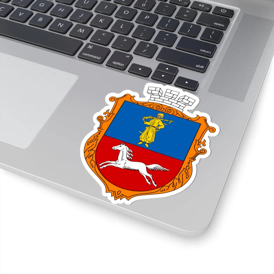 COA Cherkasy Cherkaska Ukraine UHT (Ukraine) (Coat of Arms) STICKER Vinyl Kiss-Cut Decal - The Sticker Space