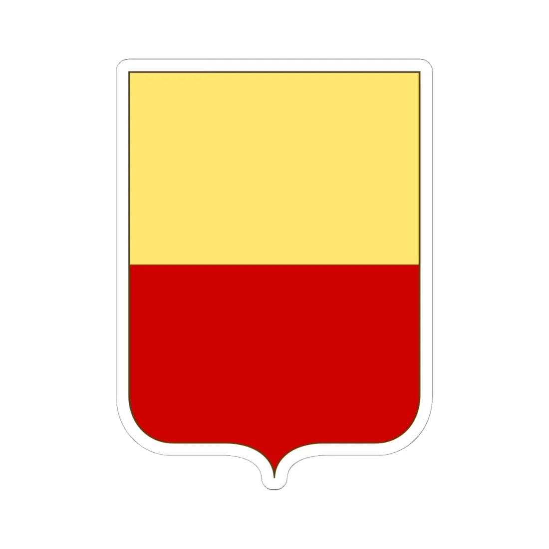 CoA Città di Napoli 2 (Italy) (Coat of Arms) STICKER Vinyl Kiss-Cut Decal 6 Inch White - The Sticker Space