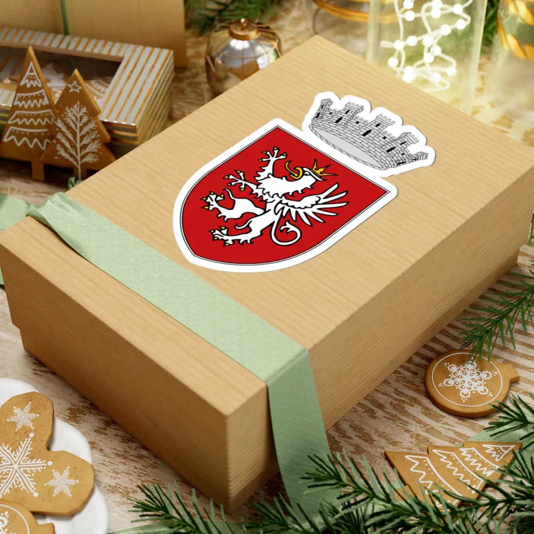 CoA Città di Perugia (Italy) (Coat of Arms) STICKER Vinyl Kiss-Cut Decal - The Sticker Space