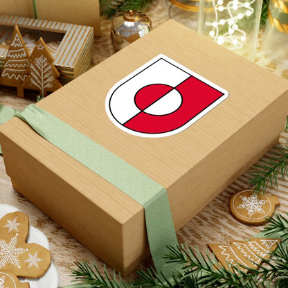 CoA civ ITA Toblach-Dobbiaco (Italy) (Coat of Arms) STICKER Vinyl Kiss-Cut Decal - The Sticker Space