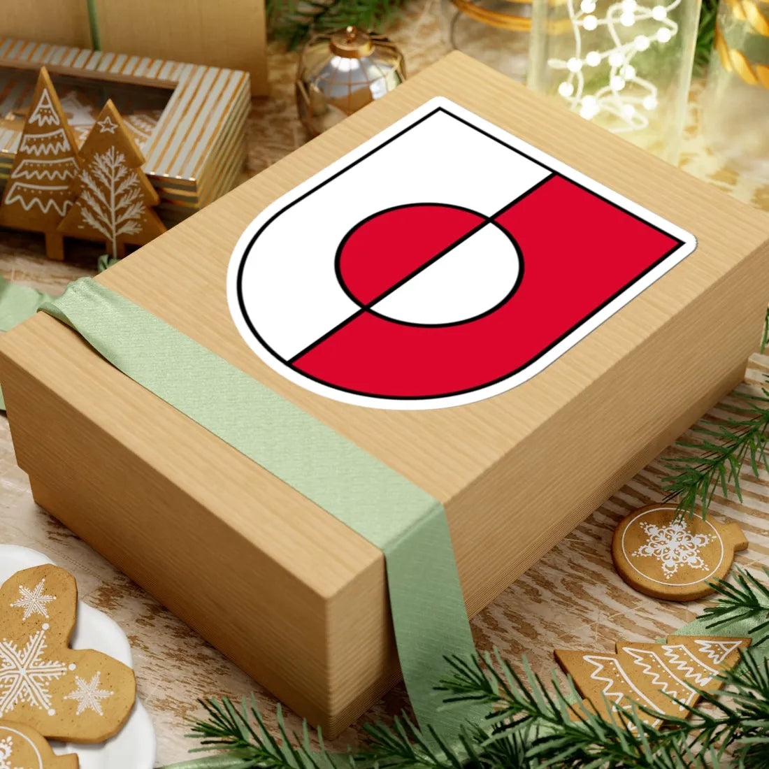 CoA civ ITA Toblach-Dobbiaco (Italy) (Coat of Arms) STICKER Vinyl Kiss-Cut Decal - The Sticker Space