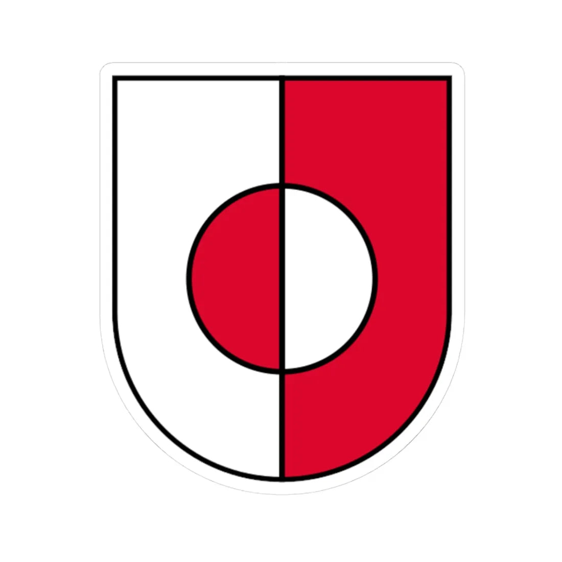 CoA civ ITA Toblach-Dobbiaco (Italy) (Coat of Arms) STICKER Vinyl Kiss-Cut Decal - The Sticker Space