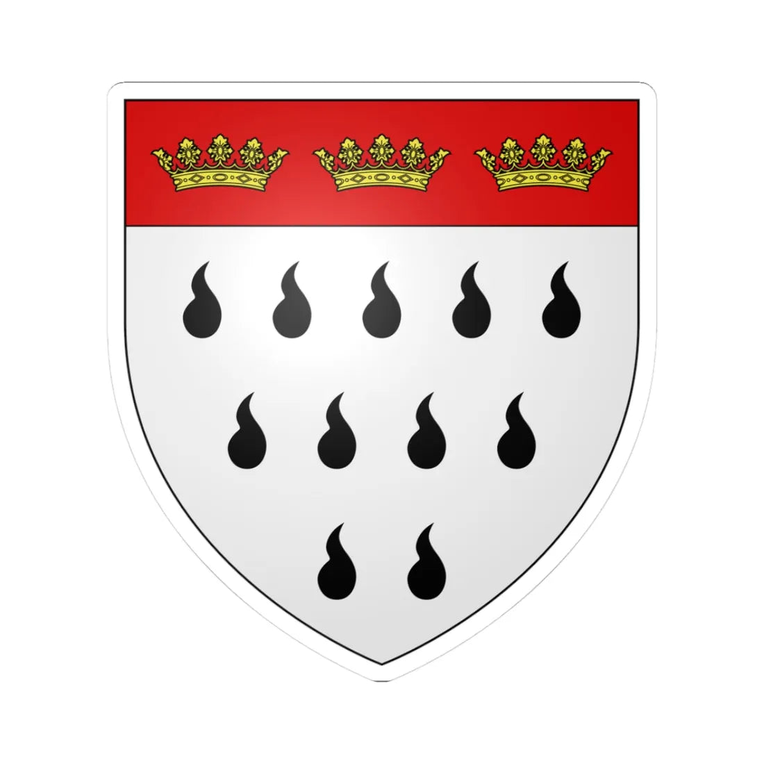 CoA Cologne NRW (Germany) (Coat of Arms) STICKER Vinyl Kiss-Cut Decal - The Sticker Space