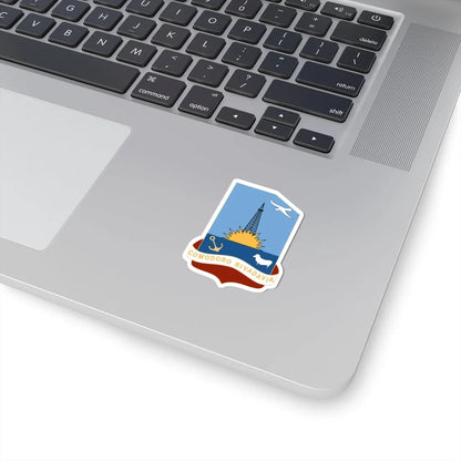 COA-Comodoro Rivadavia (Argentina) (Coat of Arms) STICKER Vinyl Kiss-Cut Decal - The Sticker Space