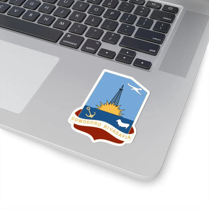 COA-Comodoro Rivadavia (Argentina) (Coat of Arms) STICKER Vinyl Kiss-Cut Decal - The Sticker Space