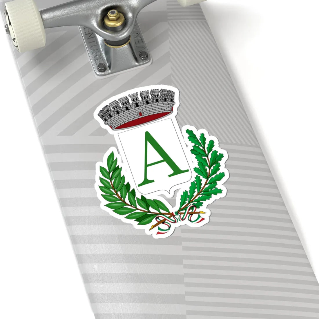 CoA Comune di Angrogna (Italy) (Coat of Arms) STICKER Vinyl Kiss-Cut Decal - The Sticker Space