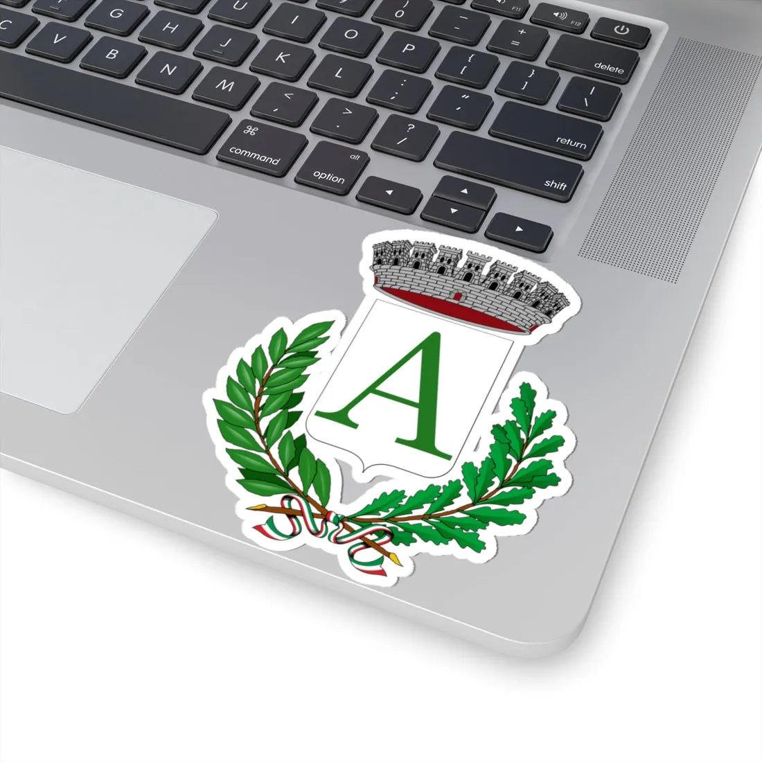 CoA Comune di Angrogna (Italy) (Coat of Arms) STICKER Vinyl Kiss-Cut Decal - The Sticker Space