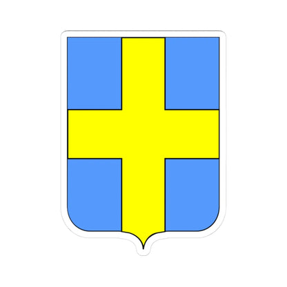 CoA Comune di Avio 2 (Italy) (Coat of Arms) STICKER Vinyl Kiss-Cut Decal 3 Inch White - The Sticker Space