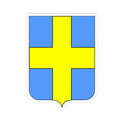 CoA Comune di Avio 2 (Italy) (Coat of Arms) STICKER Vinyl Kiss-Cut Decal 4 Inch White - The Sticker Space