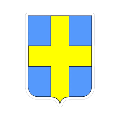 CoA Comune di Avio 2 (Italy) (Coat of Arms) STICKER Vinyl Kiss-Cut Decal 6 Inch White - The Sticker Space