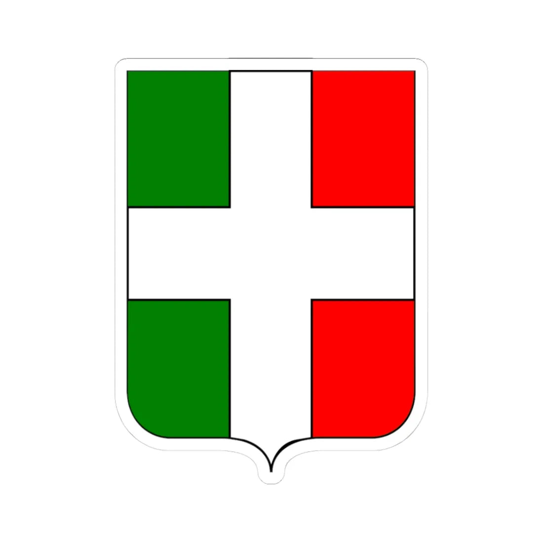 CoA Comune di Buttigliera Alta 2 (Italy) (Coat of Arms) STICKER Vinyl Kiss-Cut Decal - The Sticker Space