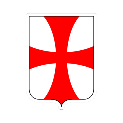 CoA Comune di Cavalese (Italy) (Coat of Arms) STICKER Vinyl Kiss-Cut Decal 2 Inch White - The Sticker Space