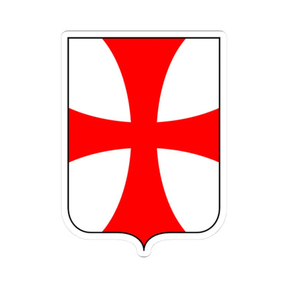 CoA Comune di Cavalese (Italy) (Coat of Arms) STICKER Vinyl Kiss-Cut Decal 3 Inch White - The Sticker Space