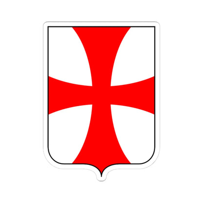 CoA Comune di Cavalese (Italy) (Coat of Arms) STICKER Vinyl Kiss-Cut Decal 6 Inch White - The Sticker Space