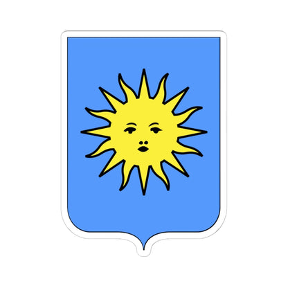 CoA Comune di Solofra 2 (Italy) (Coat of Arms) STICKER Vinyl Kiss-Cut Decal 6 Inch White - The Sticker Space