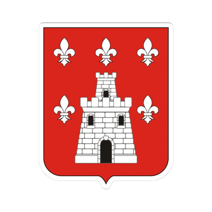 COA Count of Nioaque (Brazil) (Coat of Arms) STICKER Vinyl Kiss-Cut Decal 3 Inch White - The Sticker Space