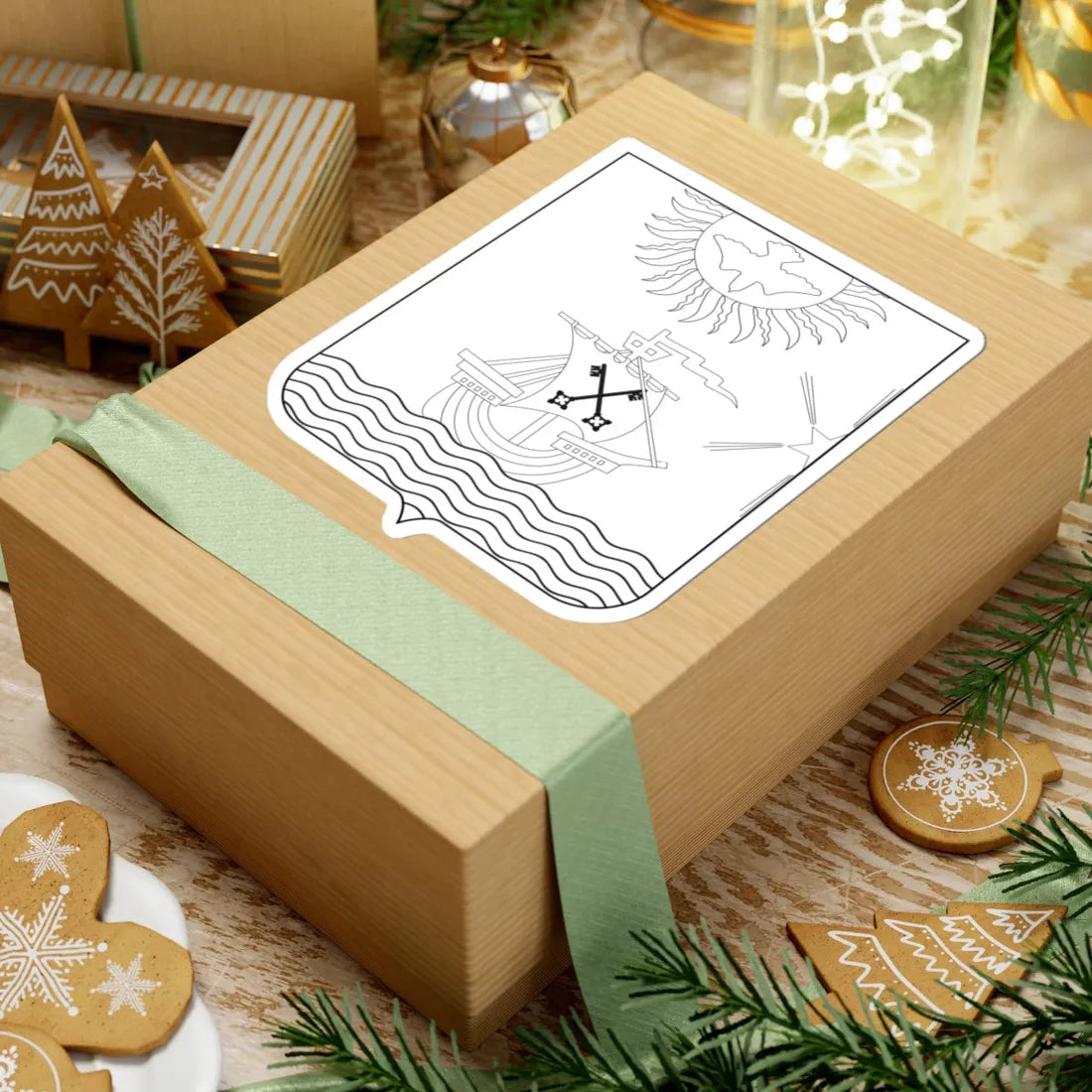 COA Count of Santa Fé (Brazil) (Coat of Arms) STICKER Vinyl Kiss-Cut Decal - The Sticker Space