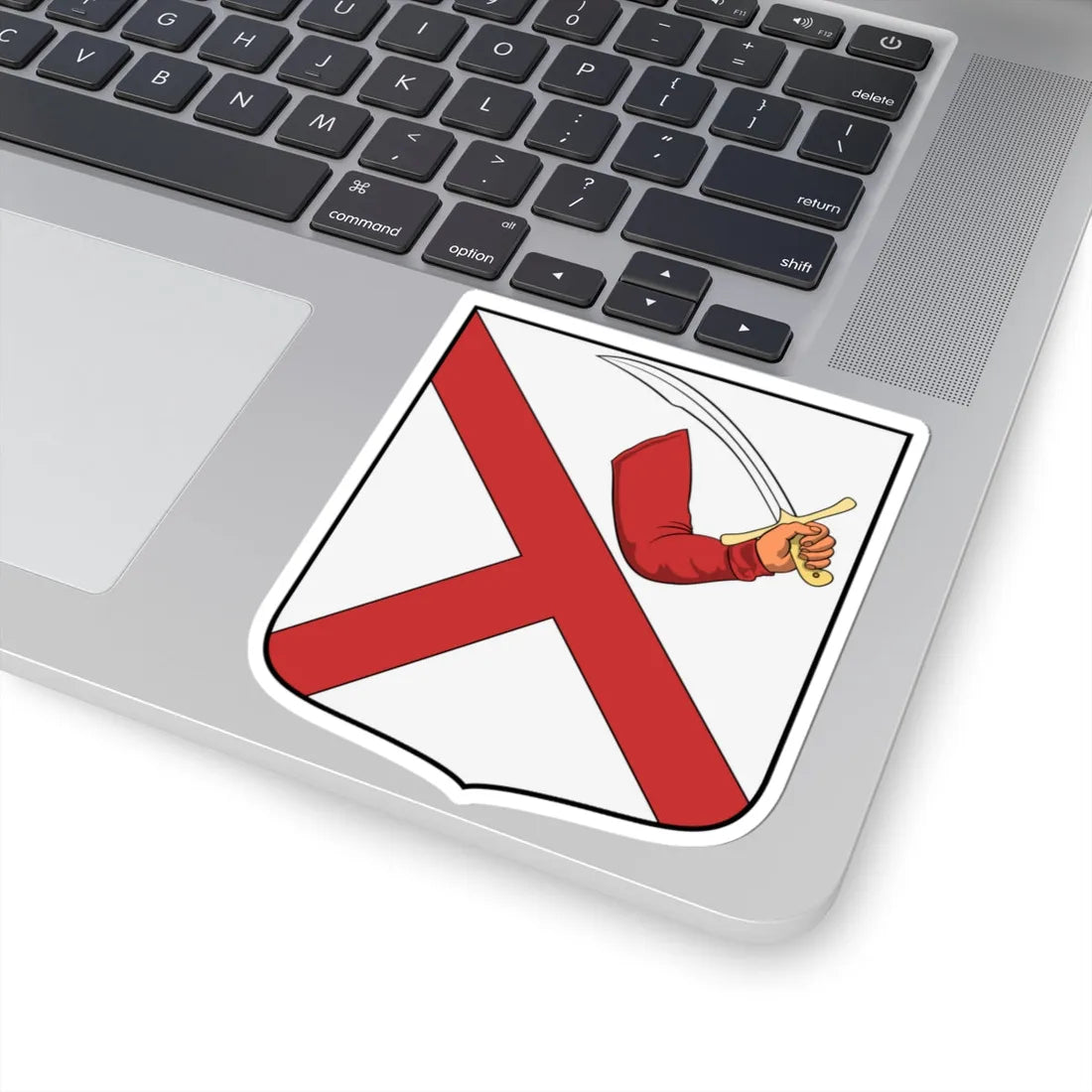 Coa Croatia Family Abram (Croatia) (Coat of Arms) STICKER Vinyl Kiss-Cut Decal - The Sticker Space