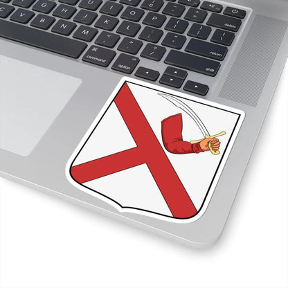 Coa Croatia Family Abram (Croatia) (Coat of Arms) STICKER Vinyl Kiss-Cut Decal - The Sticker Space