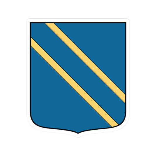 Coa Croatia Family Allegretti v3 (Croatia) (Coat of Arms) STICKER Vinyl Kiss-Cut Decal 2 Inch White - The Sticker Space