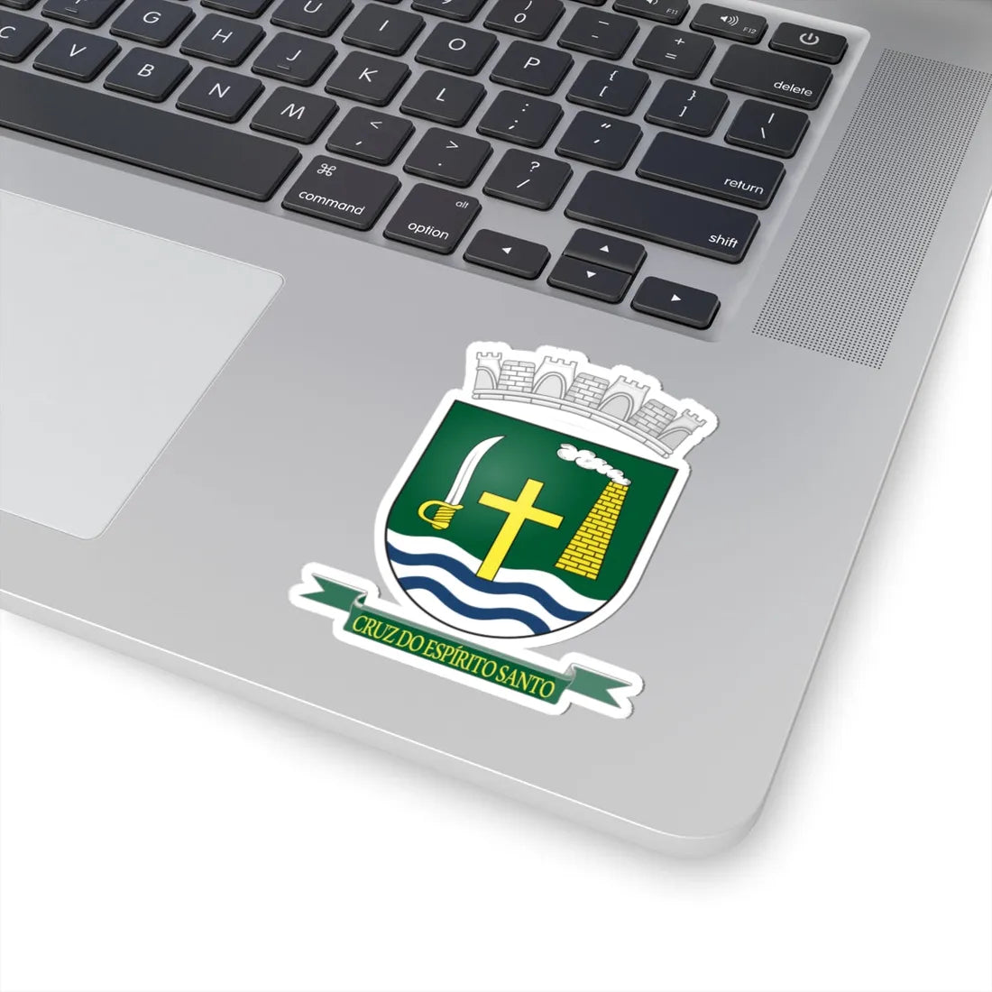 CoA Cruz do Espírito Santo (Brazil) (Coat of Arms) STICKER Vinyl Kiss-Cut Decal - The Sticker Space