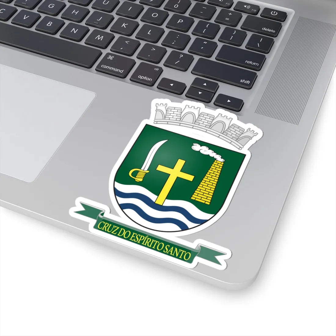 CoA Cruz do Espírito Santo (Brazil) (Coat of Arms) STICKER Vinyl Kiss-Cut Decal - The Sticker Space