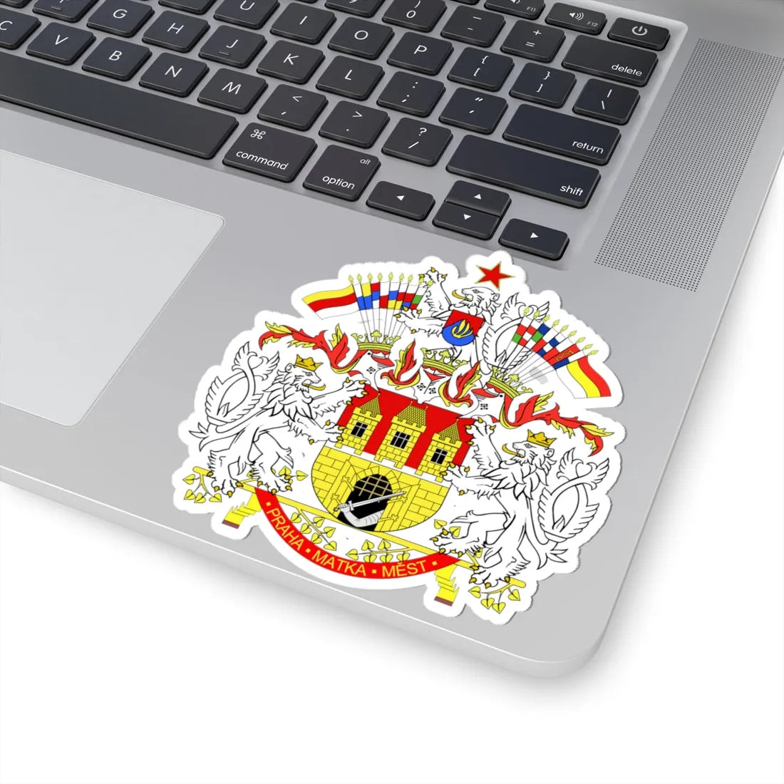 COA cz Praha 1960 (Czech Republic) (Coat of Arms) STICKER Vinyl Kiss-Cut Decal - The Sticker Space