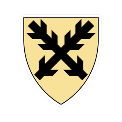 Coa Czech Family Hronovec (Czech Republic) (Coat of Arms) STICKER Vinyl Kiss-Cut Decal 2 Inch White - The Sticker Space