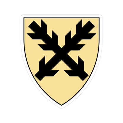 Coa Czech Family Hronovec (Czech Republic) (Coat of Arms) STICKER Vinyl Kiss-Cut Decal 3 Inch White - The Sticker Space