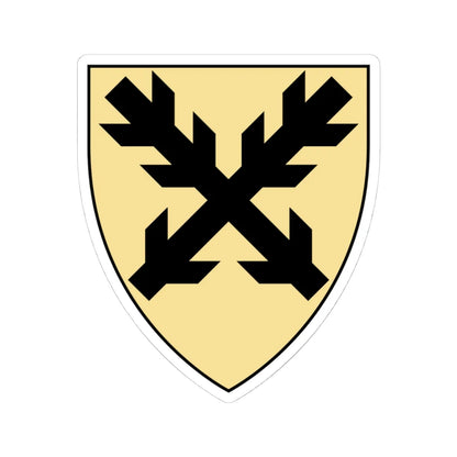 Coa Czech Family Hronovec (Czech Republic) (Coat of Arms) STICKER Vinyl Kiss-Cut Decal 4 Inch White - The Sticker Space