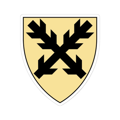 Coa Czech Family Hronovec (Czech Republic) (Coat of Arms) STICKER Vinyl Kiss-Cut Decal 6 Inch White - The Sticker Space