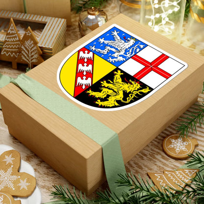 Coa de-saarland (Germany) (Coat of Arms) STICKER Vinyl Kiss-Cut Decal - The Sticker Space