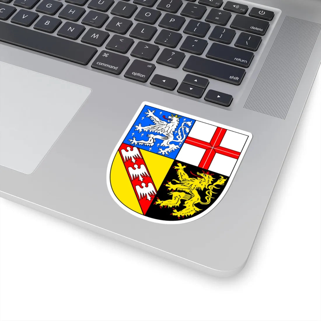 Coa de-saarland (Germany) (Coat of Arms) STICKER Vinyl Kiss-Cut Decal - The Sticker Space