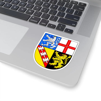 Coa de-saarland (Germany) (Coat of Arms) STICKER Vinyl Kiss-Cut Decal - The Sticker Space