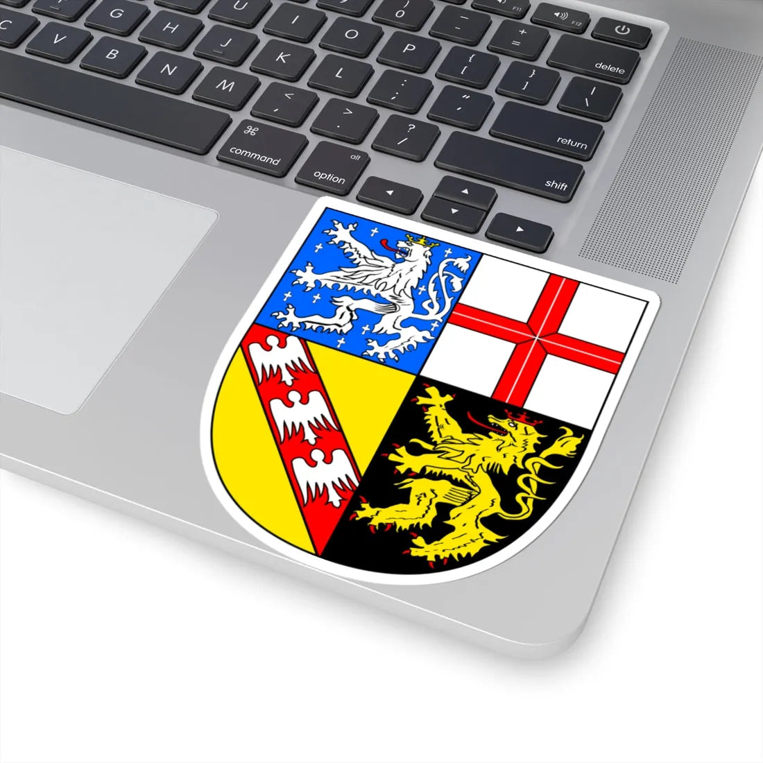 Coa de-saarland (Germany) (Coat of Arms) STICKER Vinyl Kiss-Cut Decal - The Sticker Space