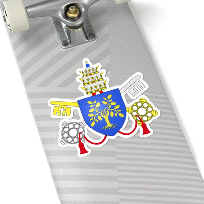 CoA della Rovere popes (Italy) (Coat of Arms) STICKER Vinyl Kiss-Cut Decal - The Sticker Space