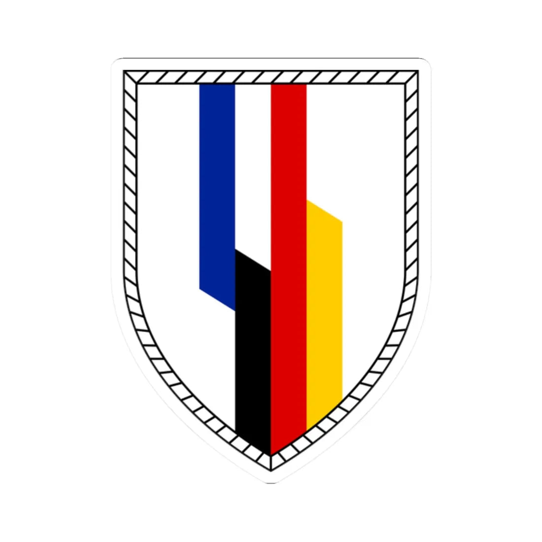 COA DEU-FRA Brig (Germany) (Coat of Arms) STICKER Vinyl Kiss-Cut Decal 2 Inch White - The Sticker Space