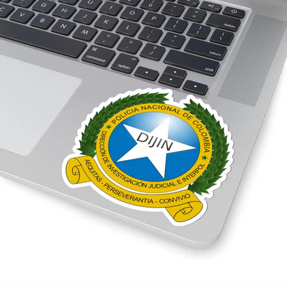 COA DIJIN (Colombia) (Coat of Arms) STICKER Vinyl Kiss-Cut Decal - The Sticker Space