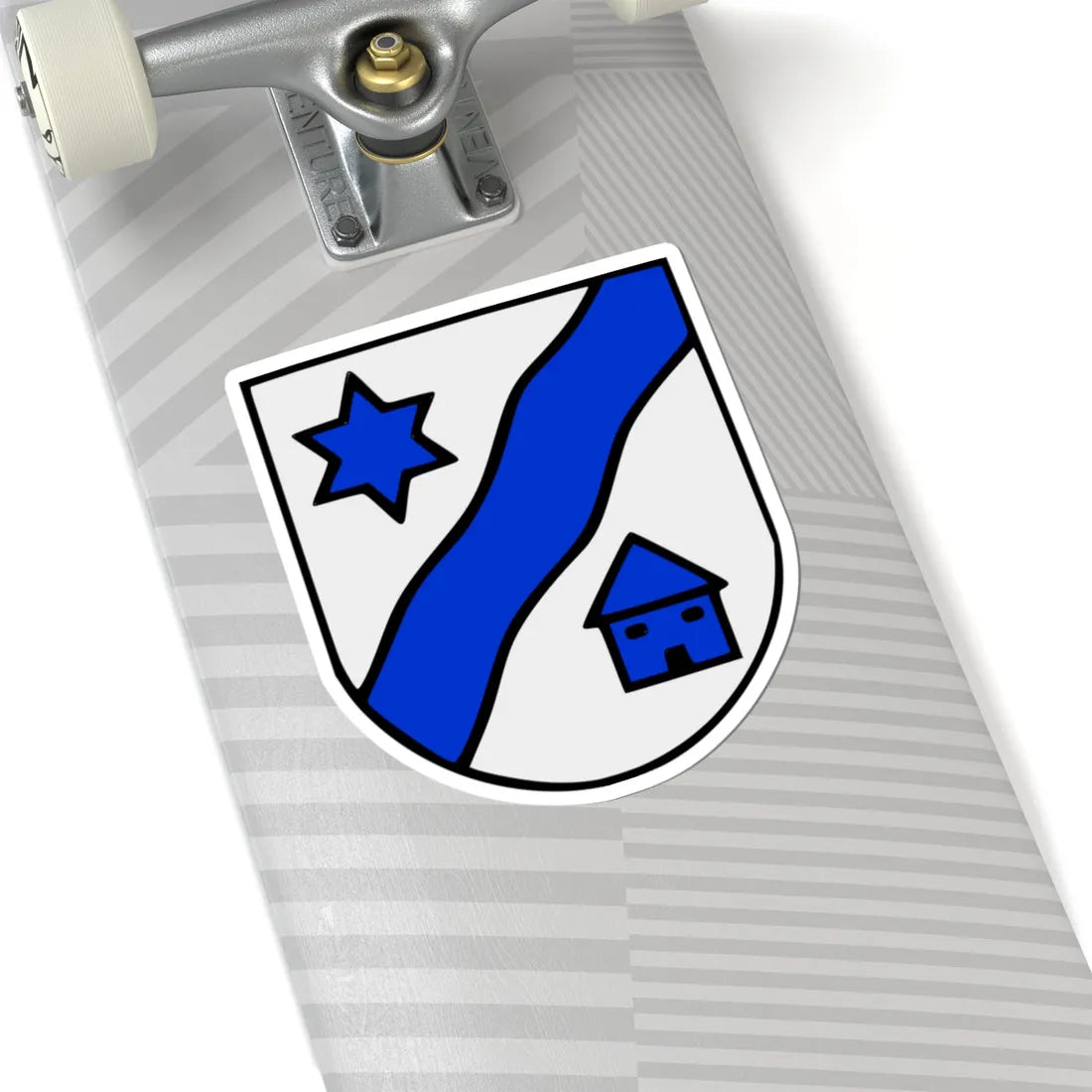 Coa Donaustetten (Germany) (Coat of Arms) STICKER Vinyl Kiss-Cut Decal - The Sticker Space