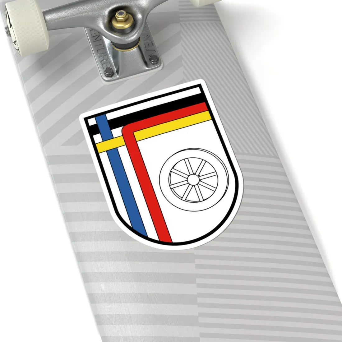 COA DtFrzBrig 4.Verskp (Germany) (Coat of Arms) STICKER Vinyl Kiss-Cut Decal - The Sticker Space